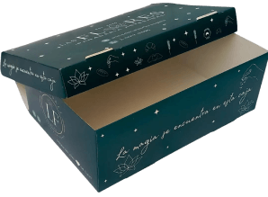 Caja con tapa